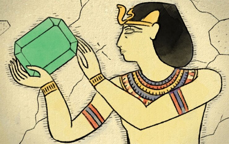 древние египтяне и изумруды