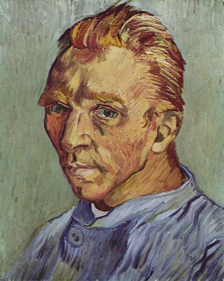 Автопортрет Винсента ван Гога без бороды