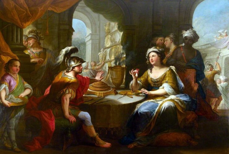 Cleopatra Dissolving the Pearl in Wine