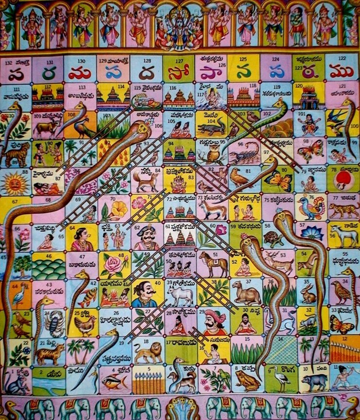 Индийская игра Vaikuntapaali